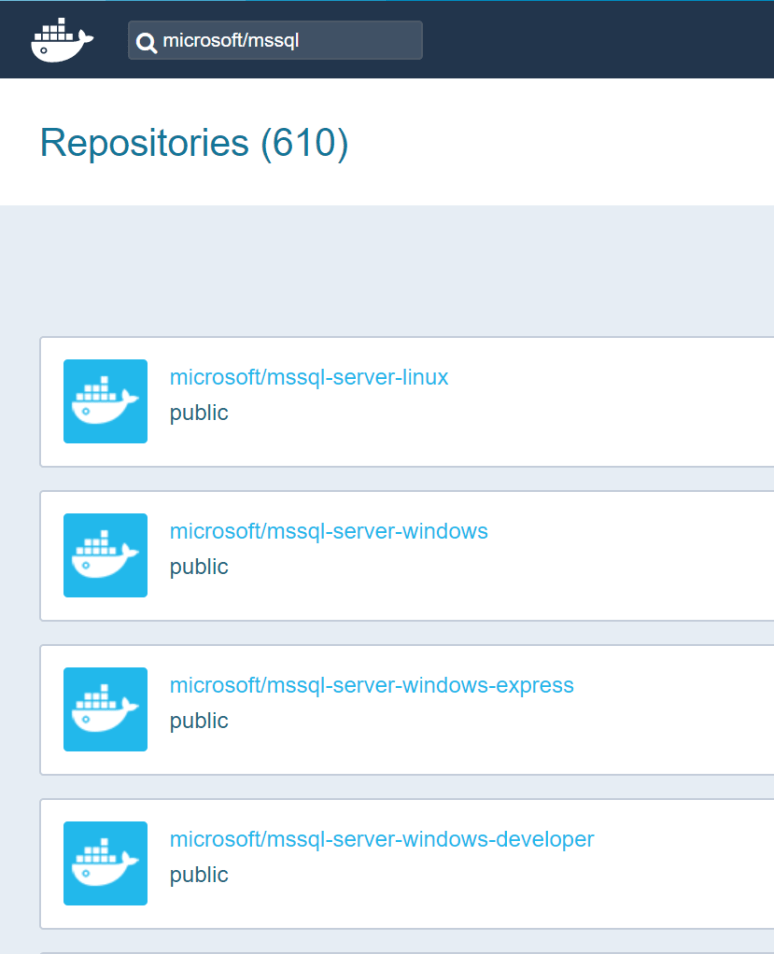 Docker images on msft repo.PNG